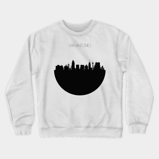 San Antonio Skyline Crewneck Sweatshirt by inspirowl